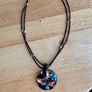 Painted Shell Necklace